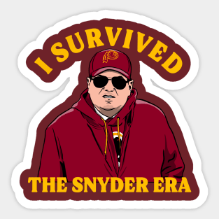 Survivor washington Sticker